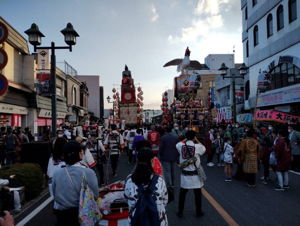 秋祭りの様子